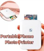 [SMART] Portable Full Color Photo Printer (20 Sheets)| Thermal Sublimation | Wireless | Bluetooth